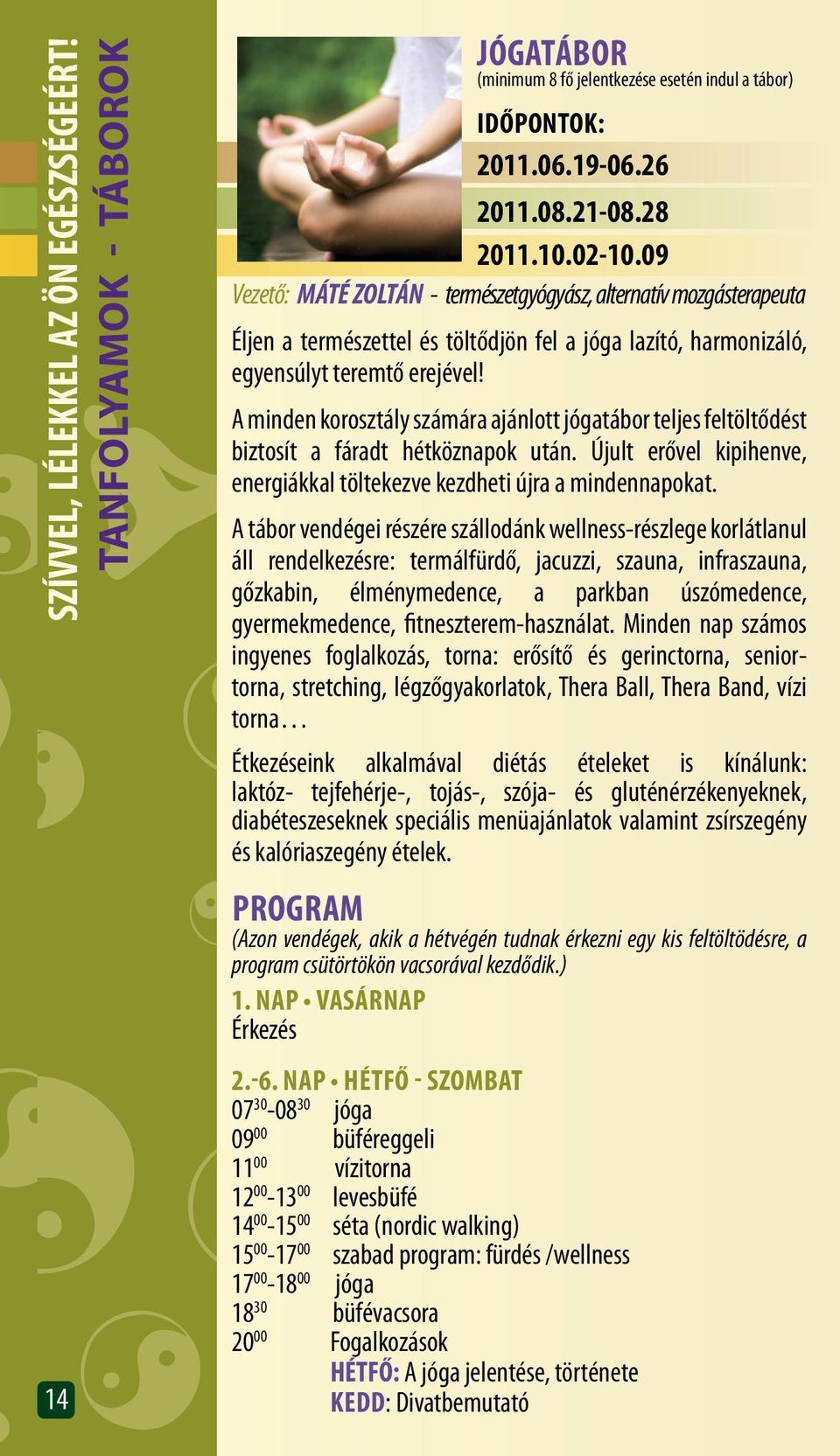 Program HÉVÍZ 2011 / II. - PDF Ingyenes letöltés