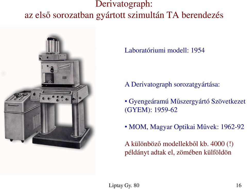 Műszergyártó Szövetkezet (GYEM): 1959-62 MOM, Magyar Optikai Művek: