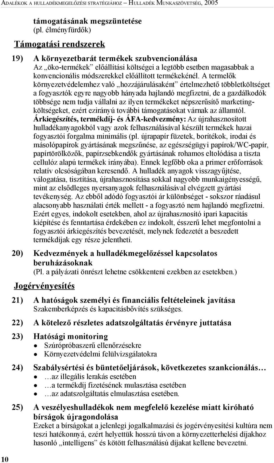 termékekénél.