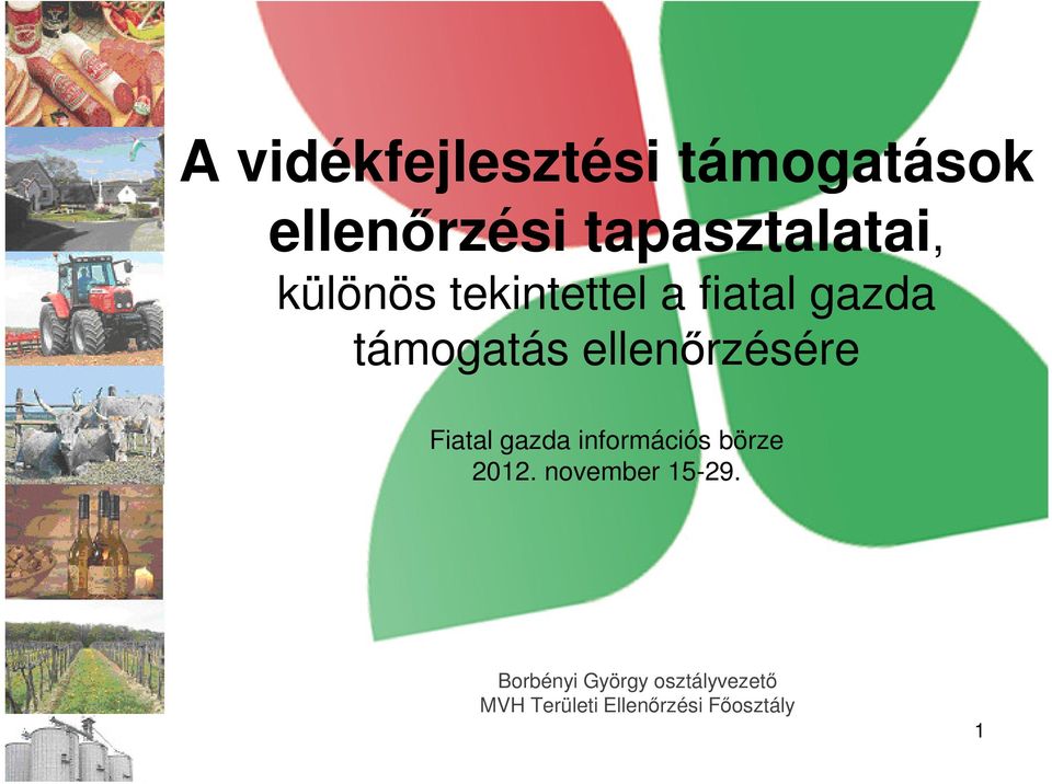 Fiatal gazda információs börze 2012. november 15-29.