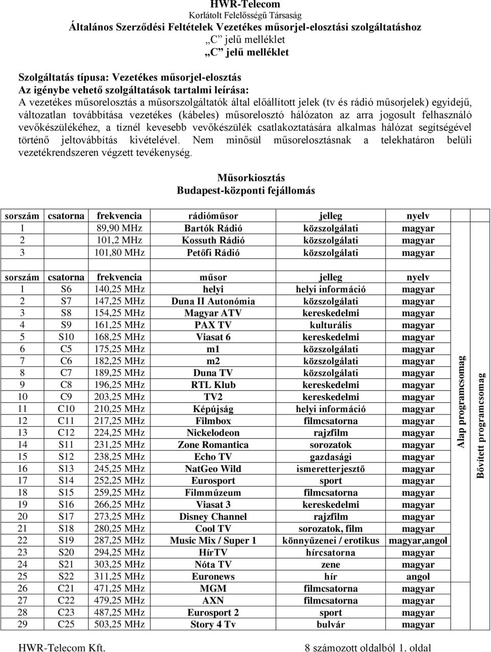 vevőkészülék csatlakoztatására alkalmas hálózat segítségével történő jeltovábbítás kivételével. Nem minősül műsorelosztásnak a telekhatáron belüli vezetékrendszeren végzett tevékenység.