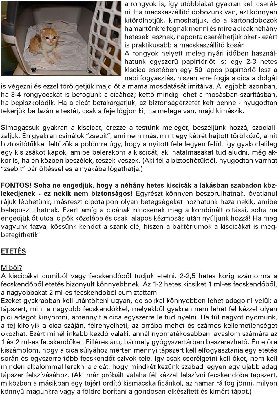 praktikusabb a macskaszállító kosár.