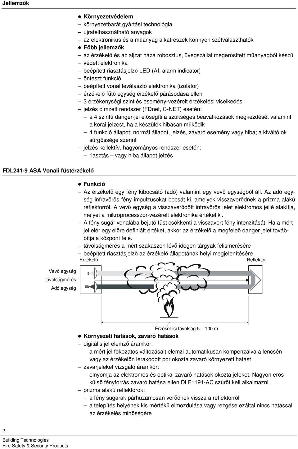 FDL241-9 ASA Vonali füstérzékelő Címzett vagy kollektív, hagyományos  ASAtechnology TM - PDF Free Download