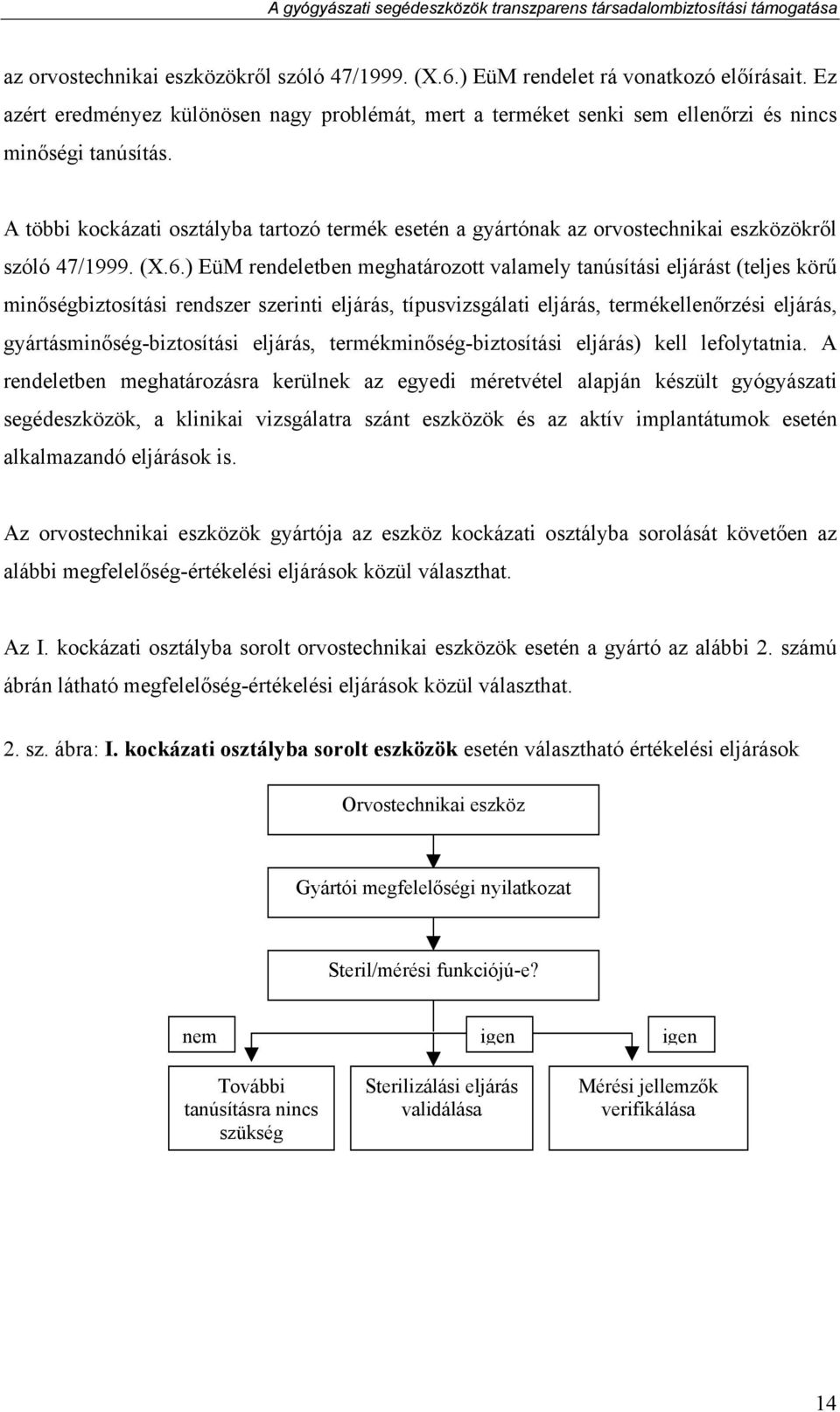 ) EüM rendeletben meghatározott valamely tanúsítási eljárást (teljes körű minőségbiztosítási rendszer szerinti eljárás, típusvizsgálati eljárás, termékellenőrzési eljárás, gyártásminőség-biztosítási
