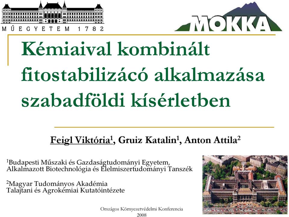Gazdaságtudományi Egyetem, Alkalmazott Biotechnológia és