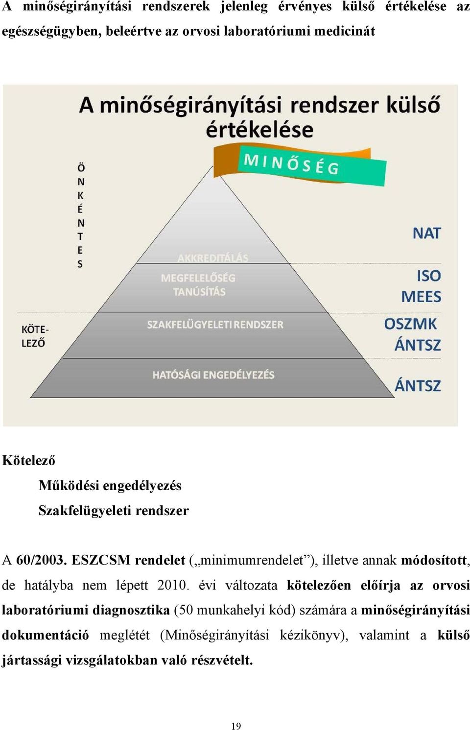 ESZCSM rendelet ( minimumrendelet ), illetve annak módosított, de hatályba nem lépett 2010.