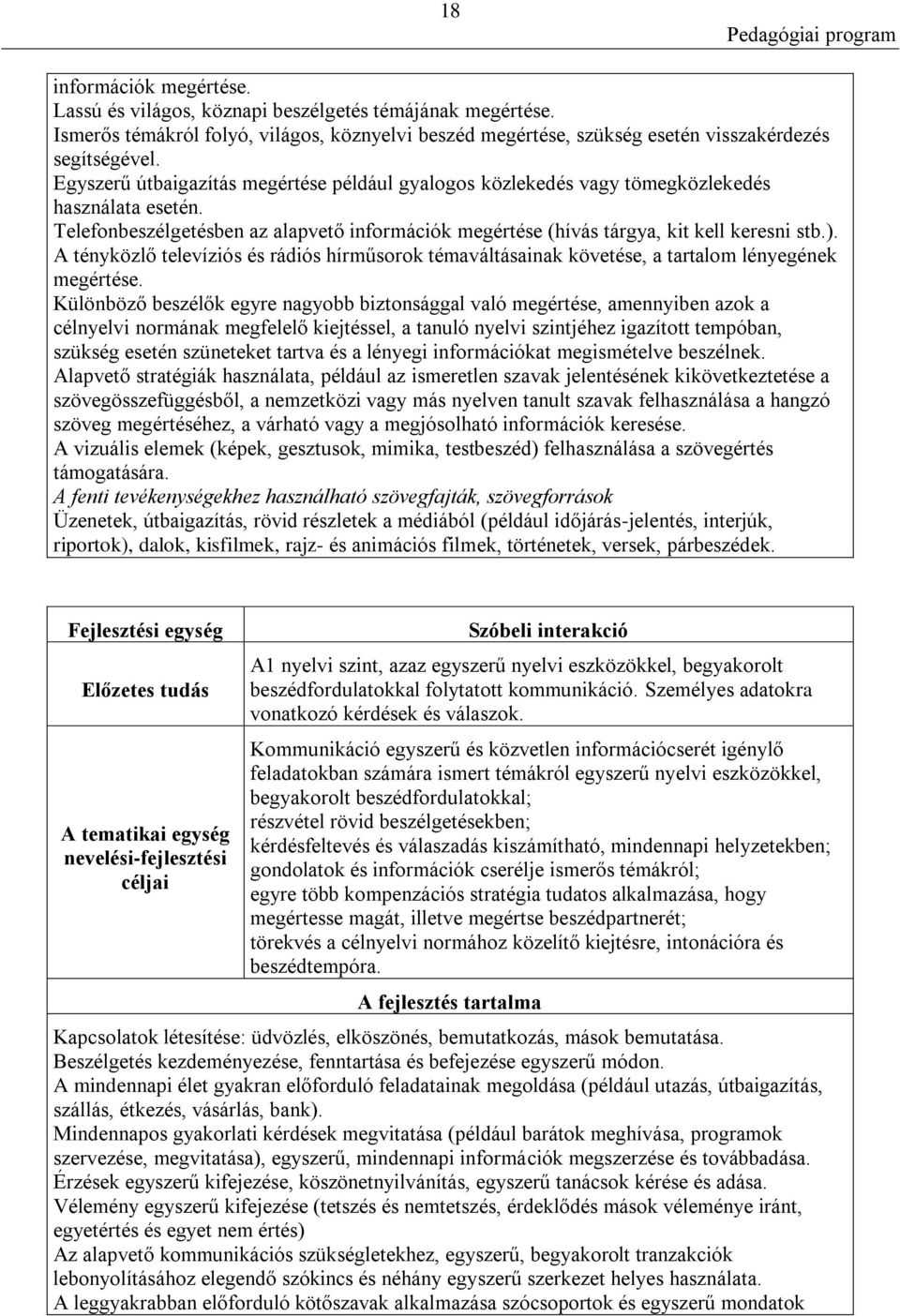 A tényközlő televíziós és rádiós hírműsorok témaváltásainak követése, a tartalom lényegének megértése.