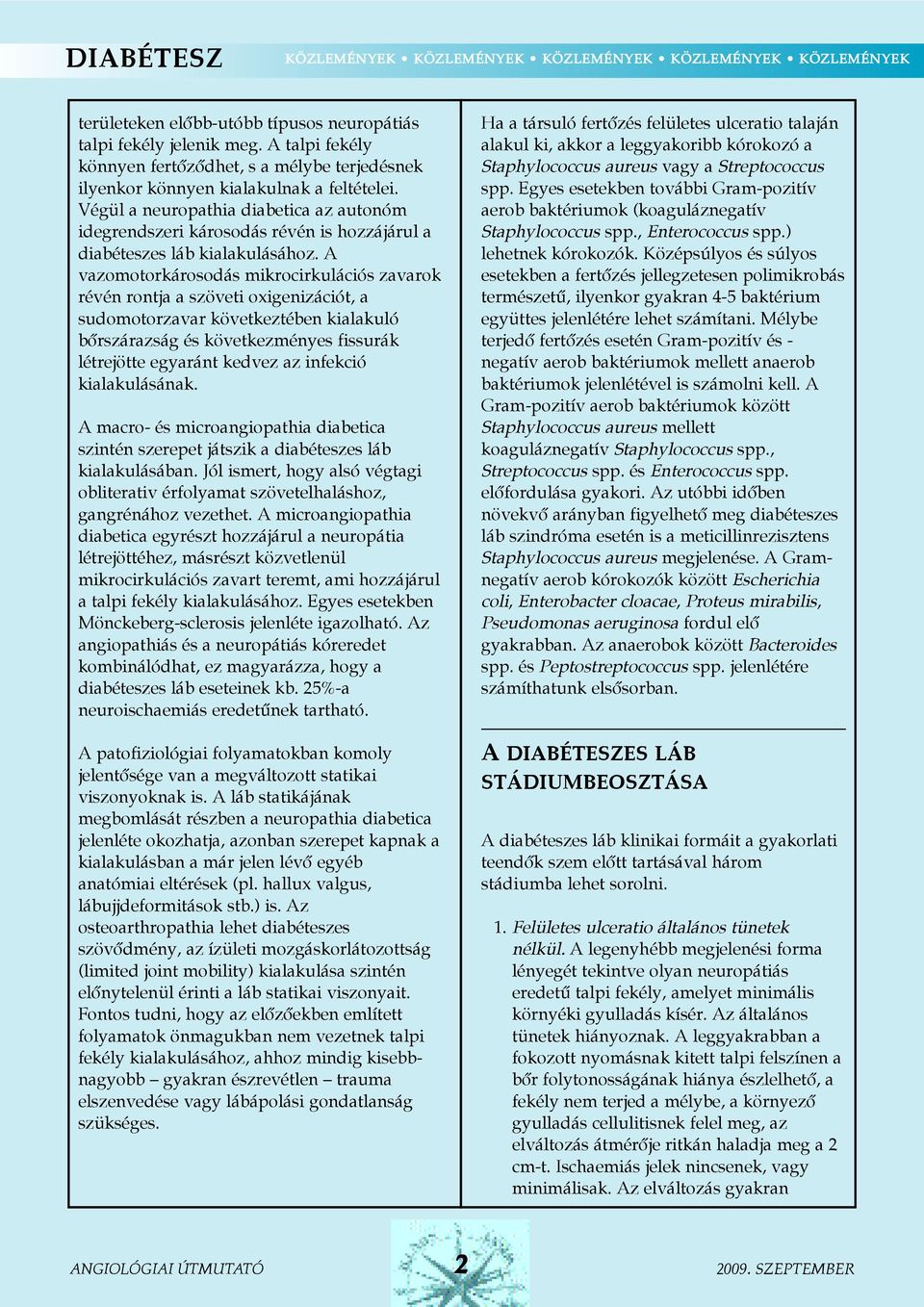 Végül a neuropathia diabetica az autonóm idegrendszeri károsodás révén is hozzájárul a diabéteszes láb kialakulásához.