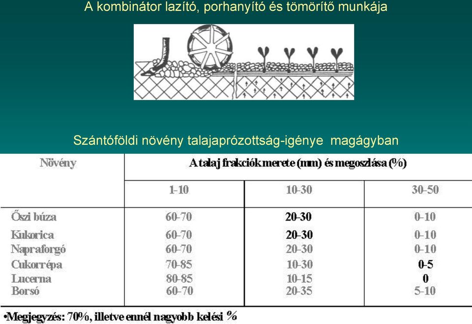 munkája Szántóföldi