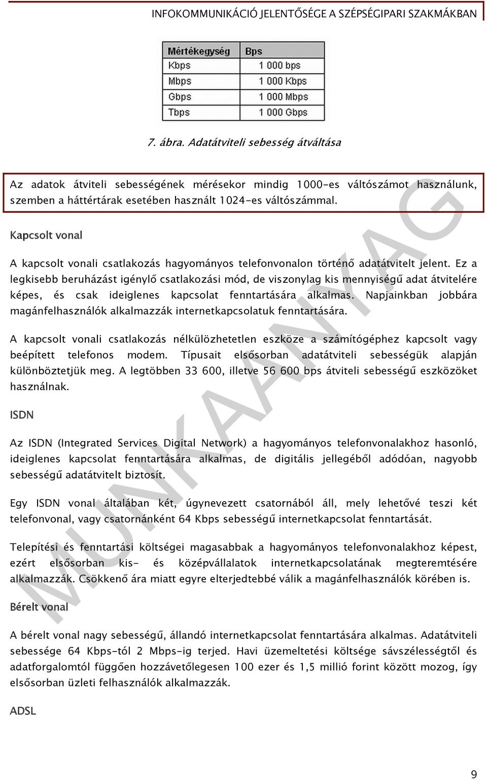 Ez a legkisebb beruházást igénylő csatlakozási mód, de viszonylag kis mennyiségű adat átvitelére képes, és csak ideiglenes kapcsolat fenntartására alkalmas.