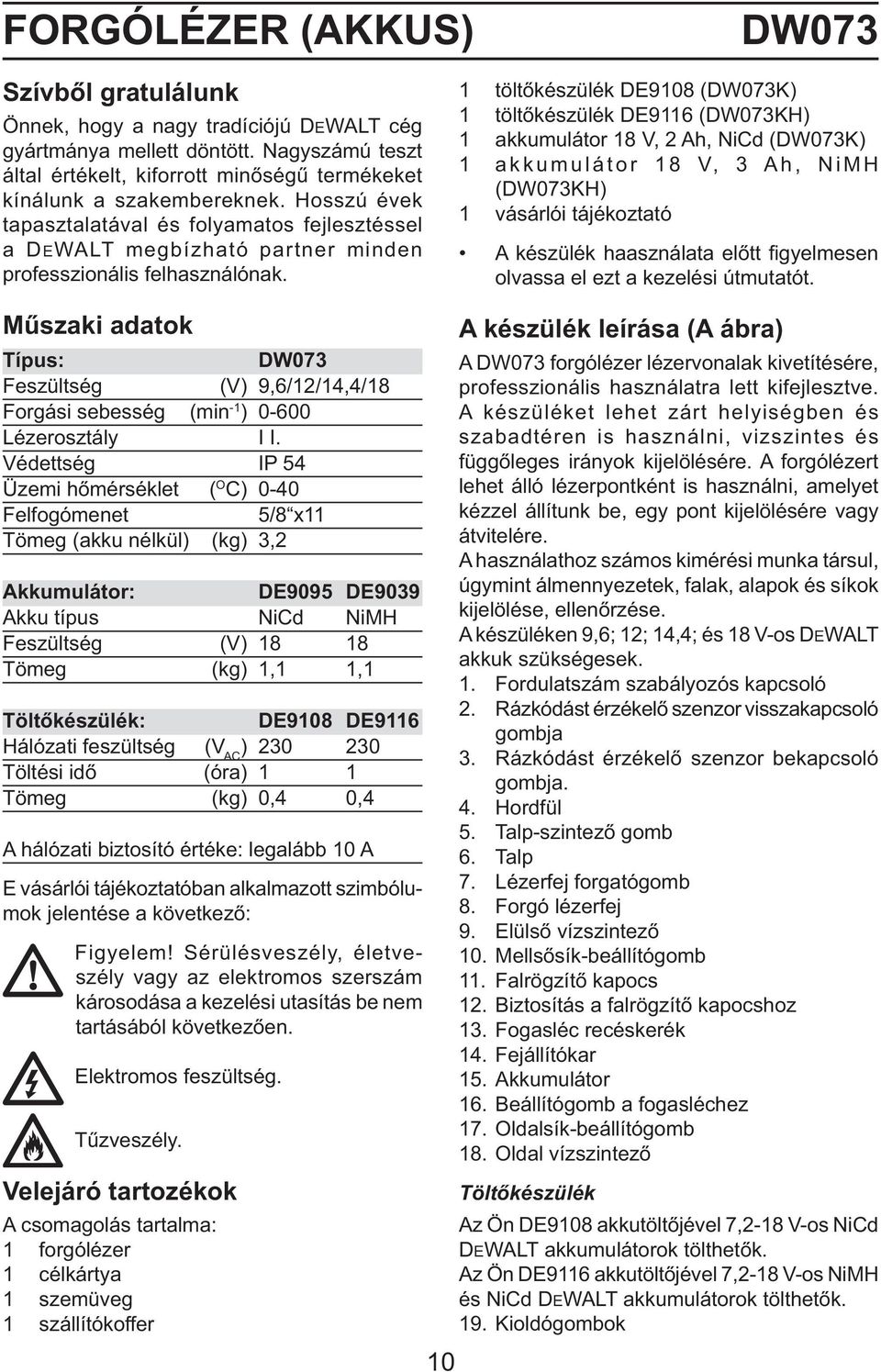 Hosszú évek tapasztalatával és folyamatos fejlesztéssel a DEWALT megbízható partner minden professzionális felhasználónak.