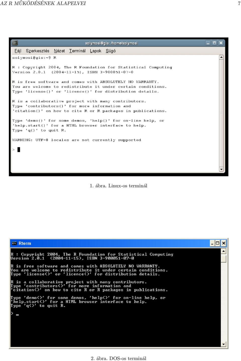Linux-os terminál 2.