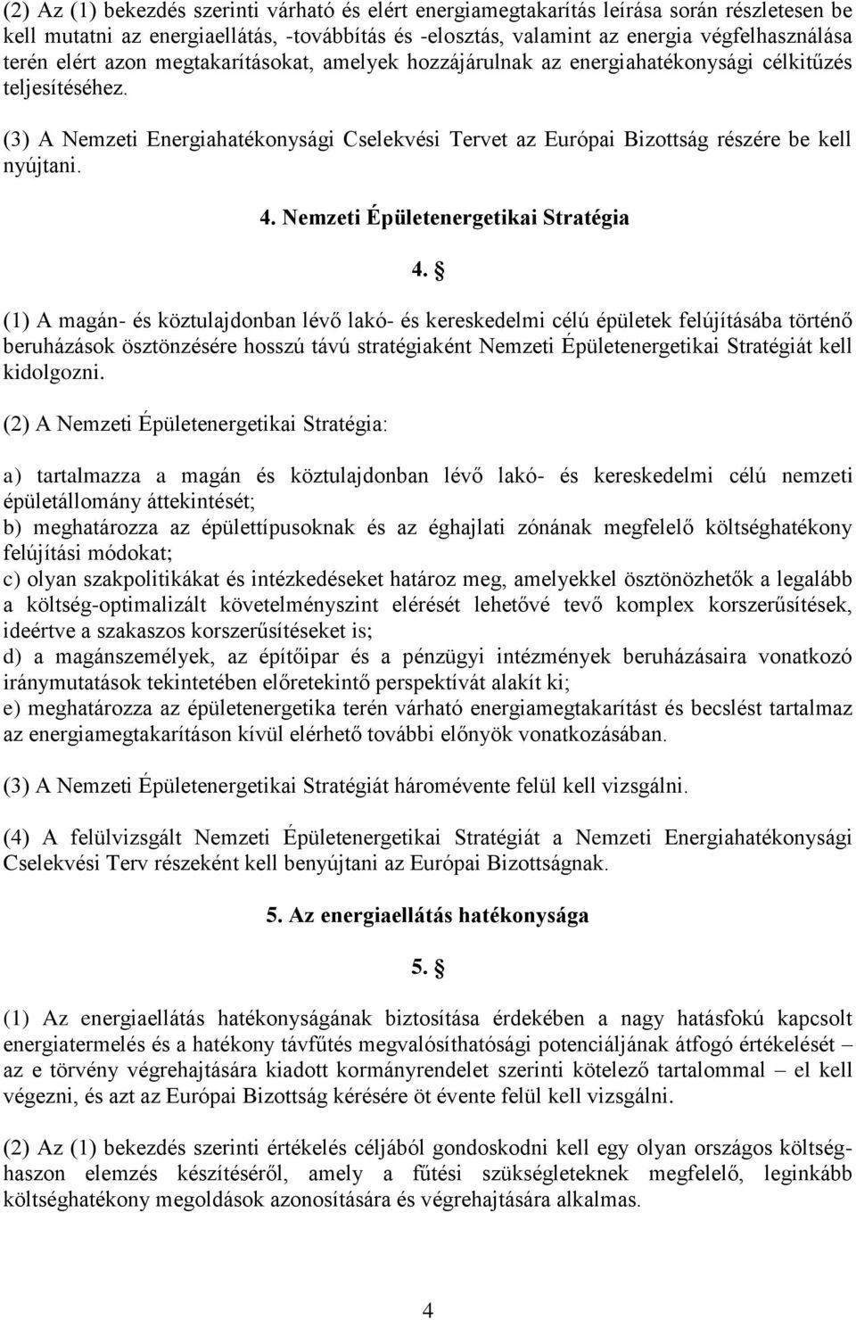 4. Nemzeti Épületenergetikai Stratégia 4.