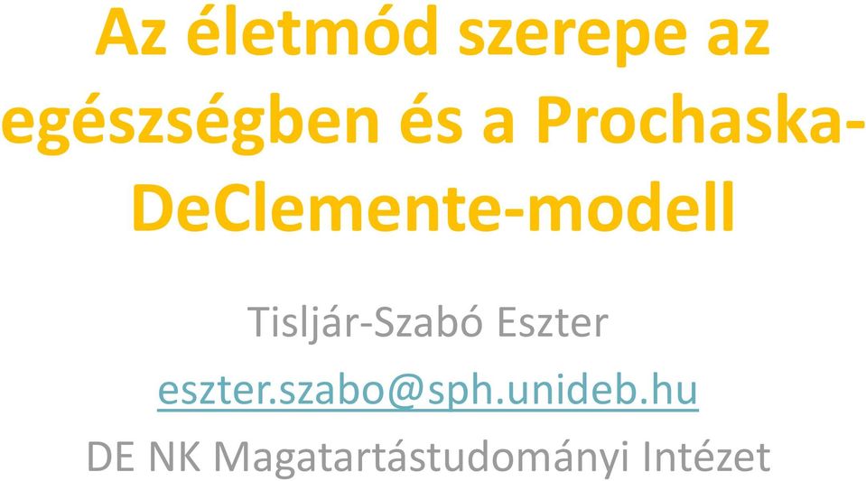 Tisljár-Szabó Eszter eszter.szabo@sph.