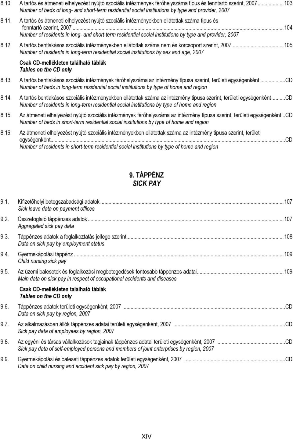 A tartós és átmeneti elhelyezést nyújtó szociális intézményekben ellátottak típus és fenntartó szerint, 2007.