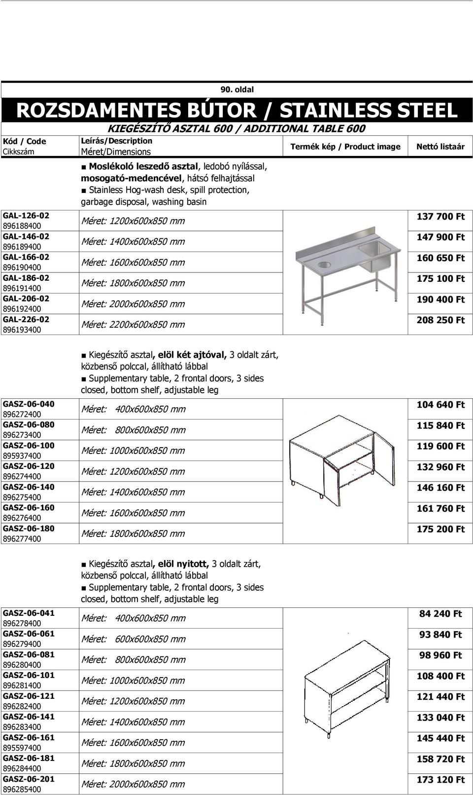 mm 137 700 Ft 147 900 Ft 160 650 Ft 175 100 Ft 190 400 Ft 208 250 Ft GASZ-06-040 896272400 GASZ-06-080 896273400 GASZ-06-100 895937400 GASZ-06-120 896274400 GASZ-06-140 896275400 GASZ-06-160