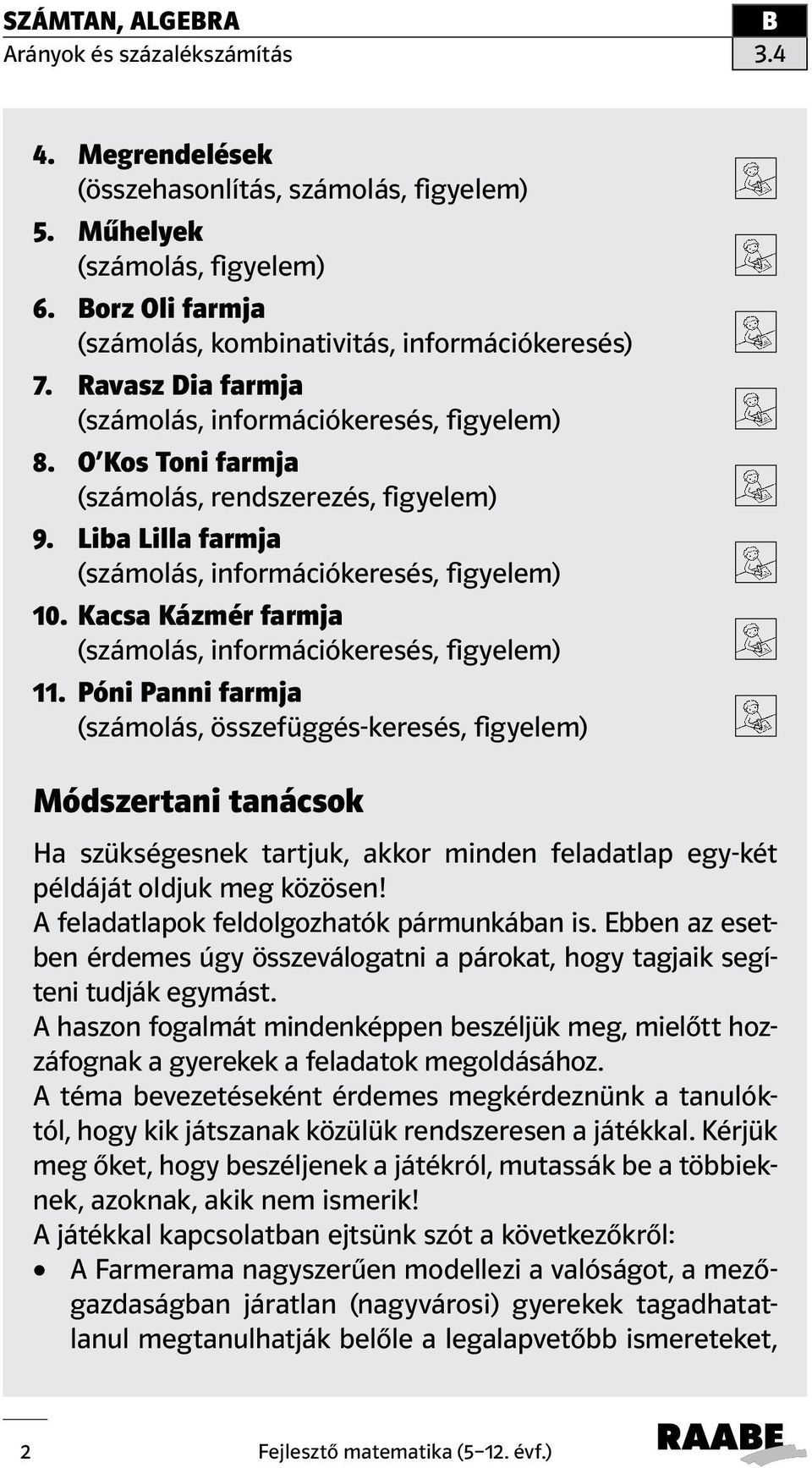 Kacsa Kázmér farmja (számolás, információkeresés, figyelem) 11.