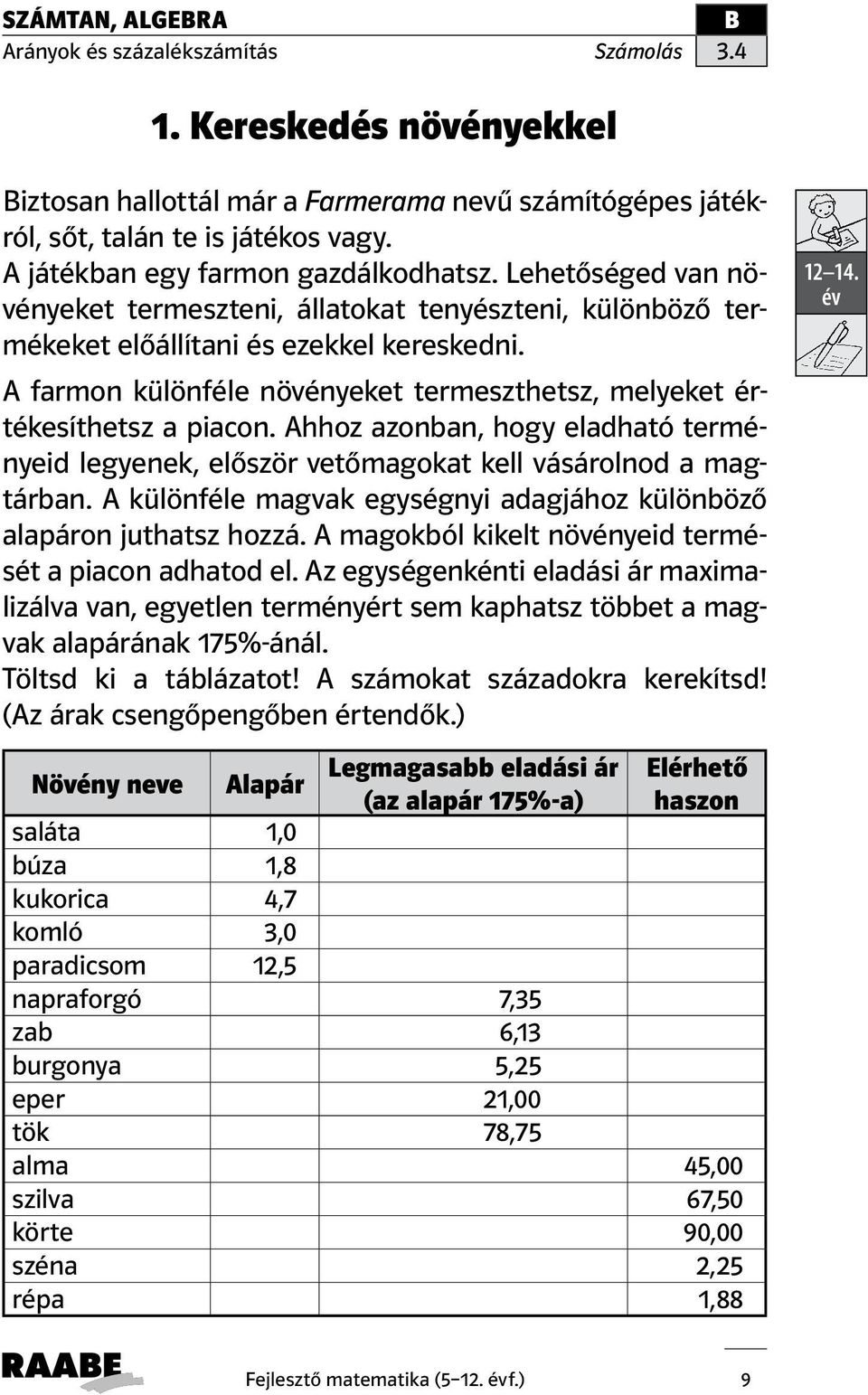 Ahhoz azonban, hogy eladható terményeid legyenek, először vetőmagokat kell vásárolnod a magtárban. A különféle magvak egységnyi adagjához különböző alapáron juthatsz hozzá.