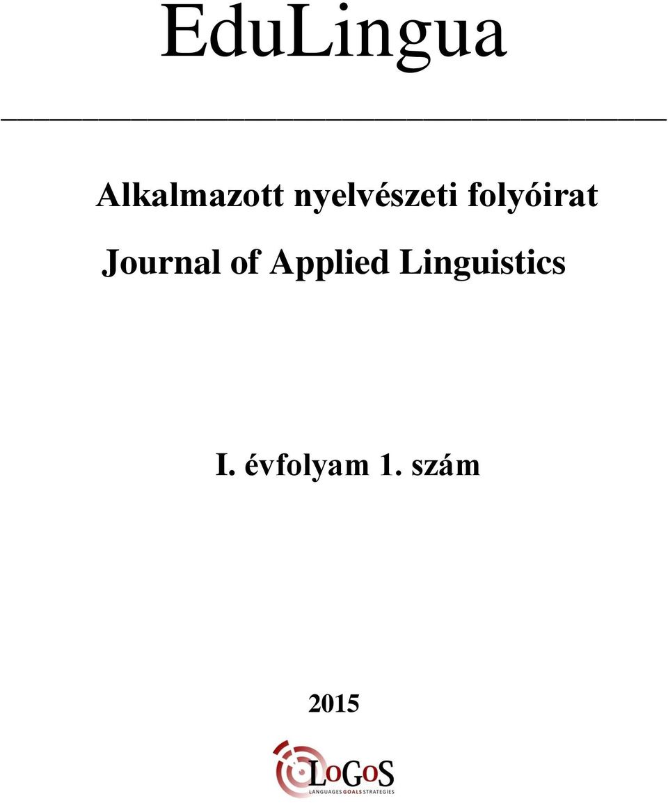Journal of Applied