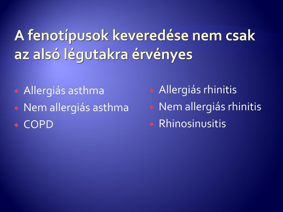 Allergiás rhinitis Nem
