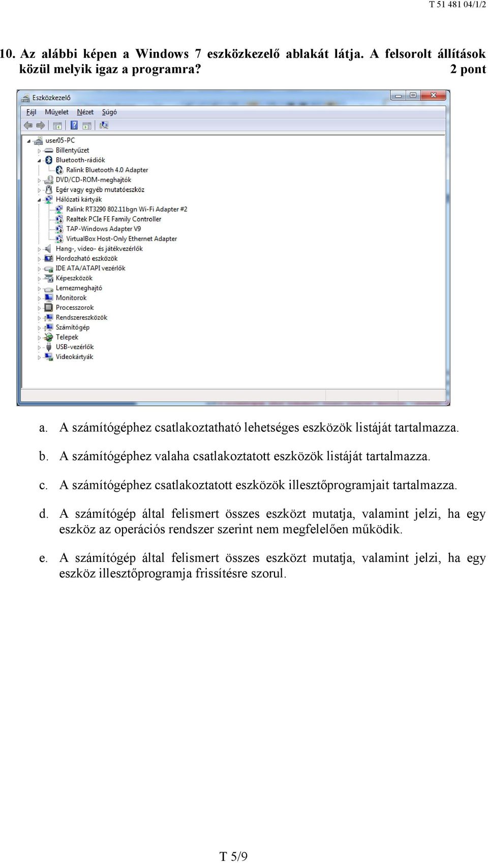 A számítógép által felismert összes es