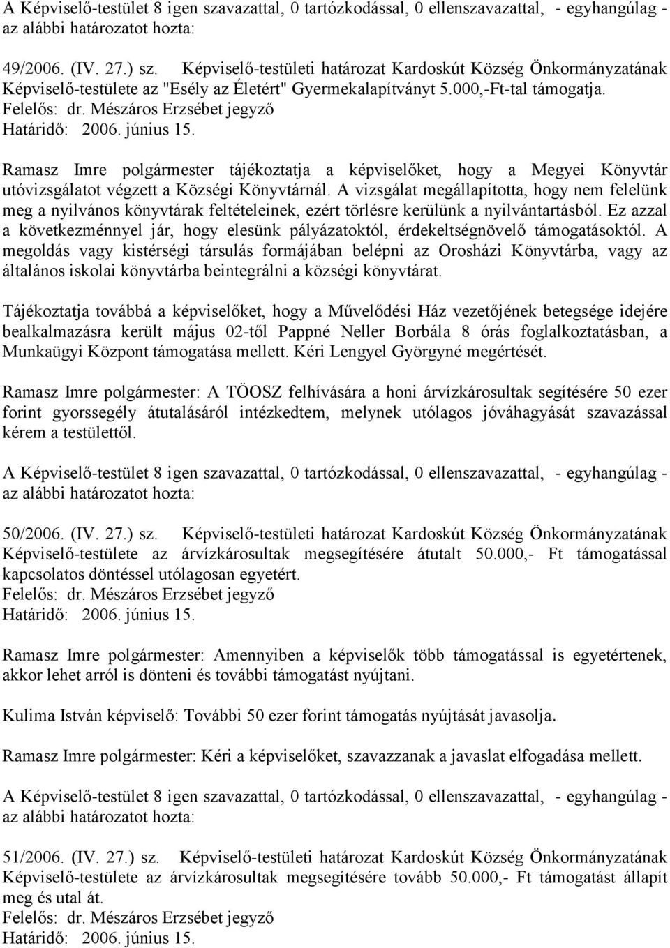 A vizsgálat megállapította, hogy nem felelünk meg a nyilvános könyvtárak feltételeinek, ezért törlésre kerülünk a nyilvántartásból.