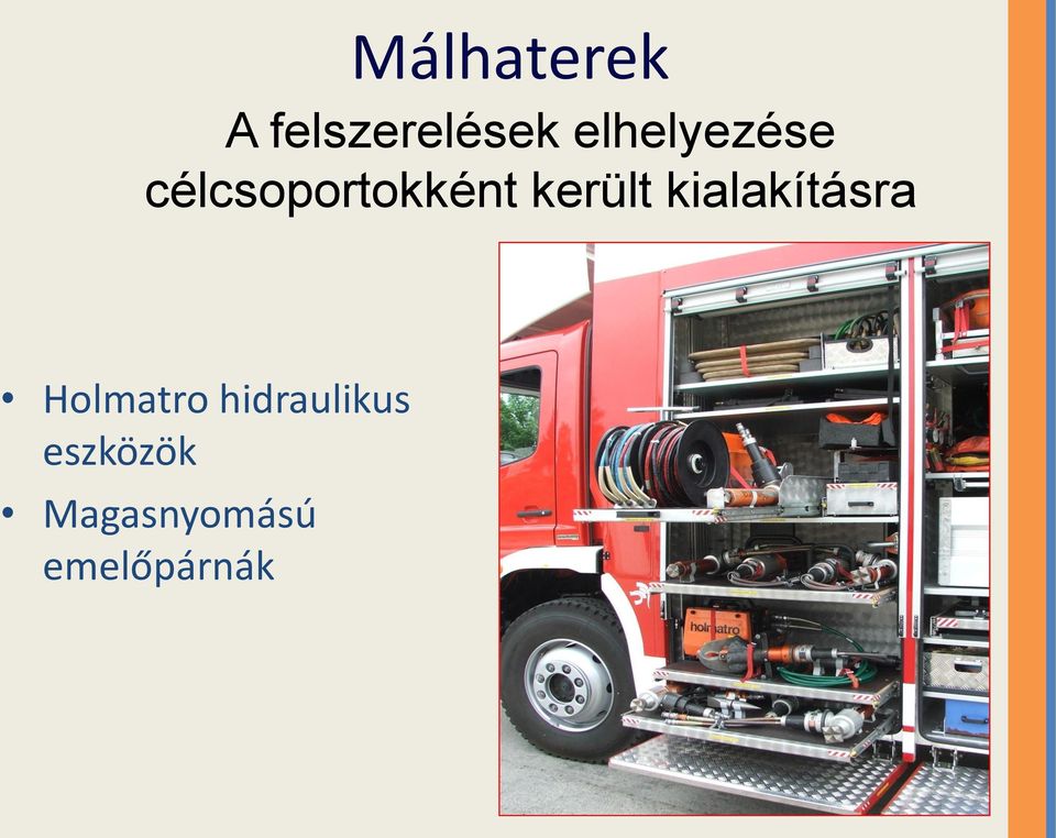 került kialakításra Holmatro