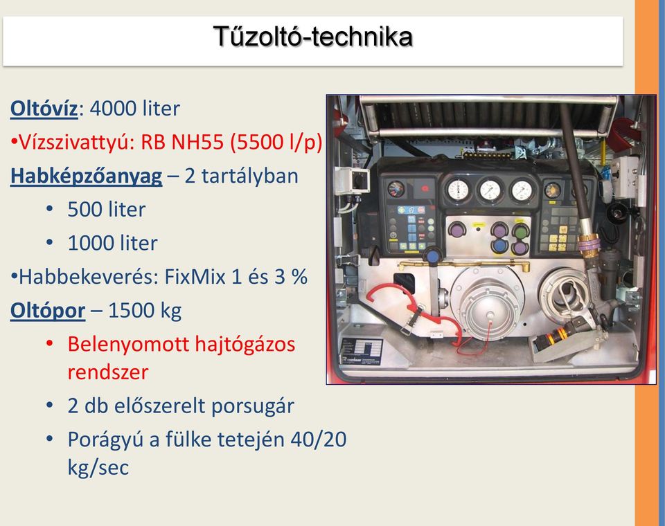 Habbekeverés: FixMix 1 és 3 % Oltópor 1500 kg Belenyomott