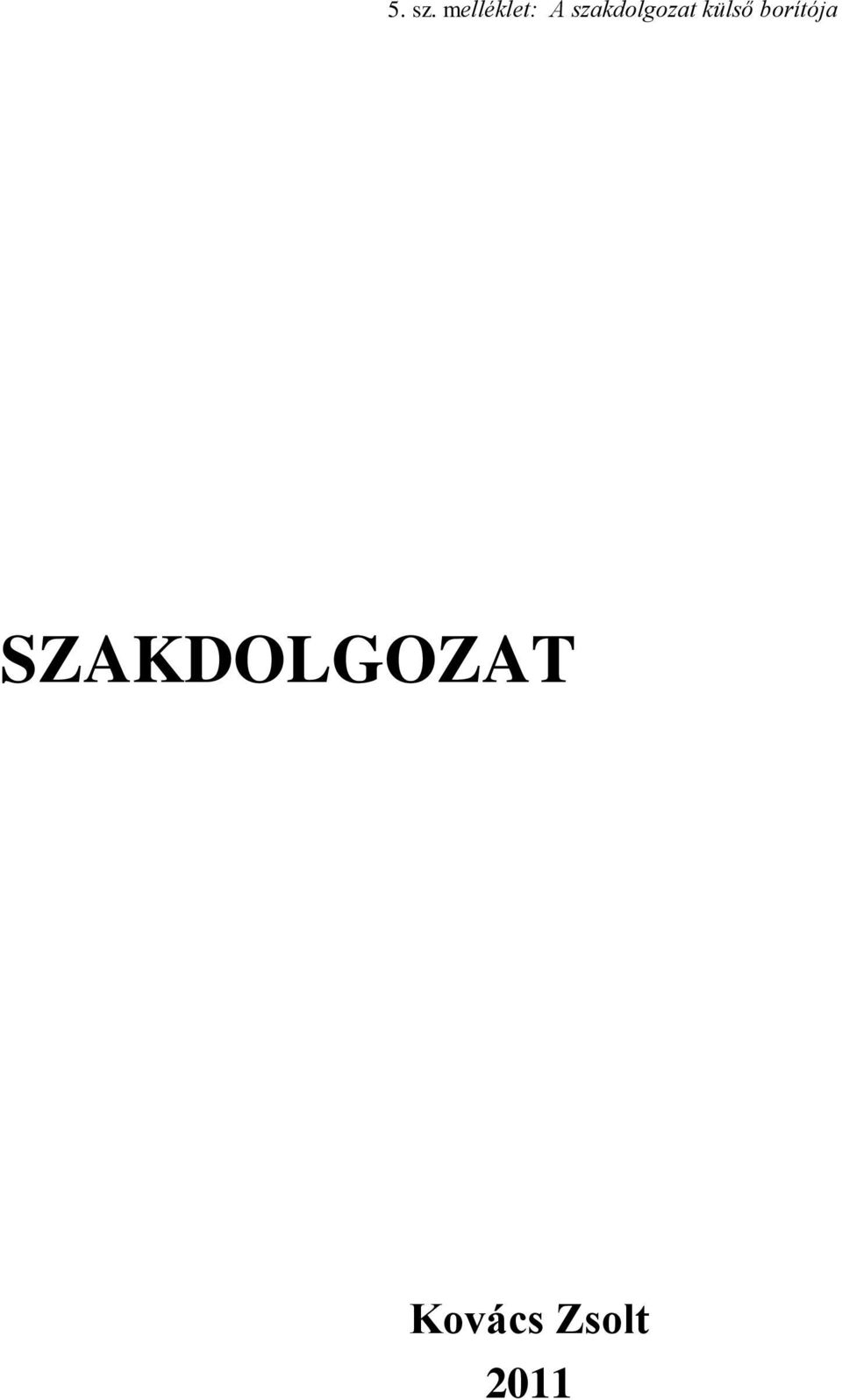 szakdolgozat külső