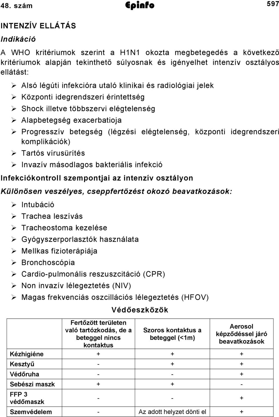 központi idegrendszeri komplikációk) Tartós vírusürítés Invazív másodlagos bakteriális infekció Infekciókontroll szempontjai az intenzív osztályon Különösen veszélyes, cseppfertőzést okozó