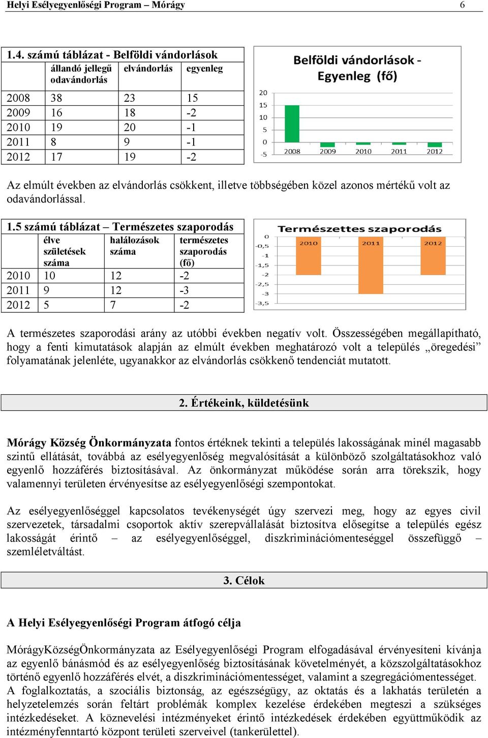 illetve többségében közel azonos mértékű volt az odavándorlással. 1.