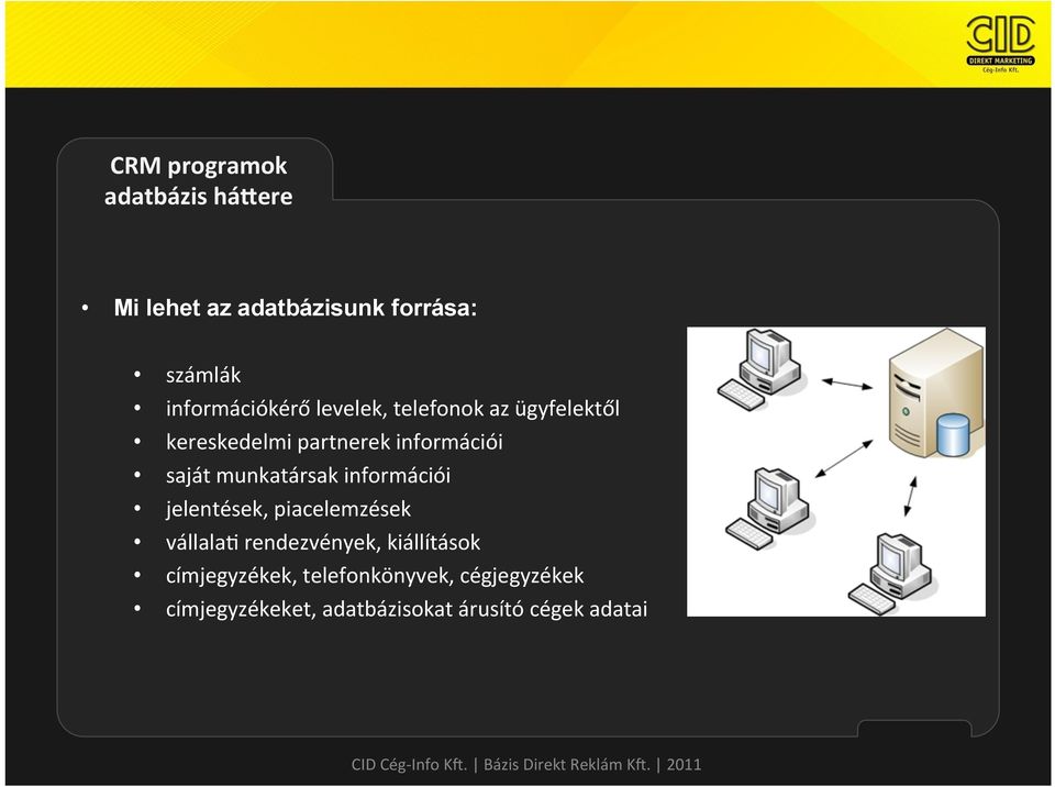 saját munkatársak információi jelentések, piacelemzések vállalay rendezvények,