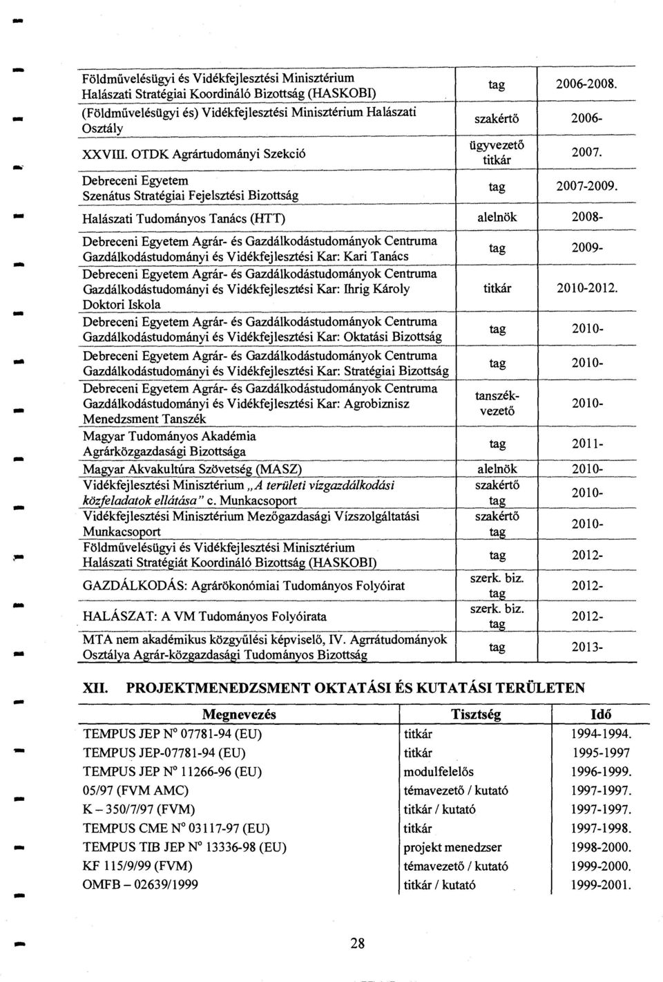 Gazdálkodástudományi és Vidékfejlesztési Kar: Kari Tanács Debreceni Egyetem Agrár és Gazdálkodástudományok Centruma Gazdálkodástudományi és Vidékfejlesztési Kar: Ihrig Károly Doktori Iskola Debreceni