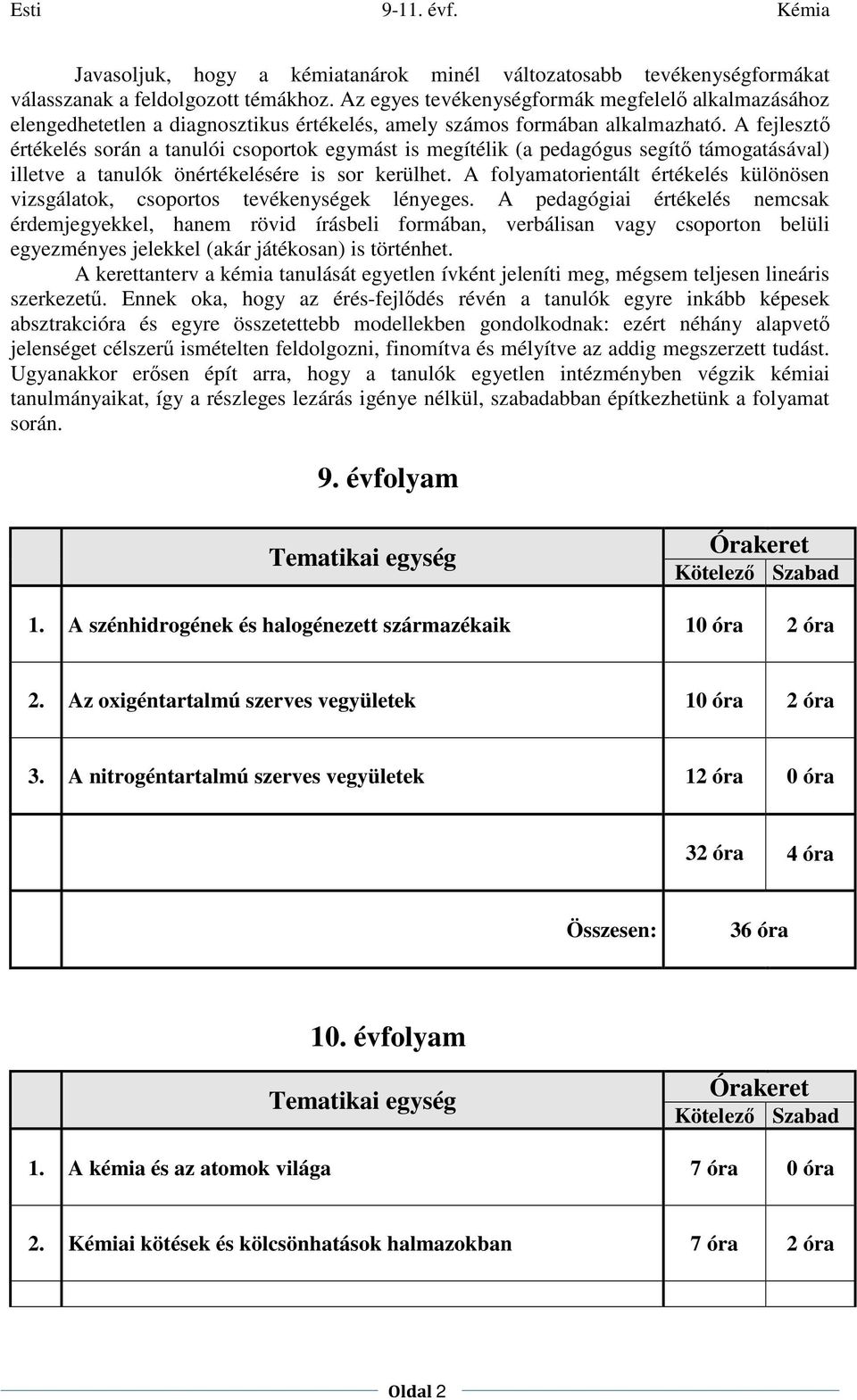 A fejlesztő értékelés során a tanulói csoportok egymást is megítélik (a pedagógus segítő támogatásával) illetve a tanulók önértékelésére is sor kerülhet.