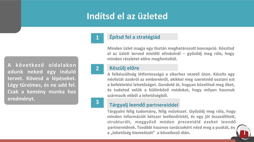 2 Készülj előre A felkészültség léoontosságú a sikerhez vezető úton. Készíts egy névlistát azokról az emberekről, akikkel meg szeretnéd osztani ezt a befektetési lehetőséget.