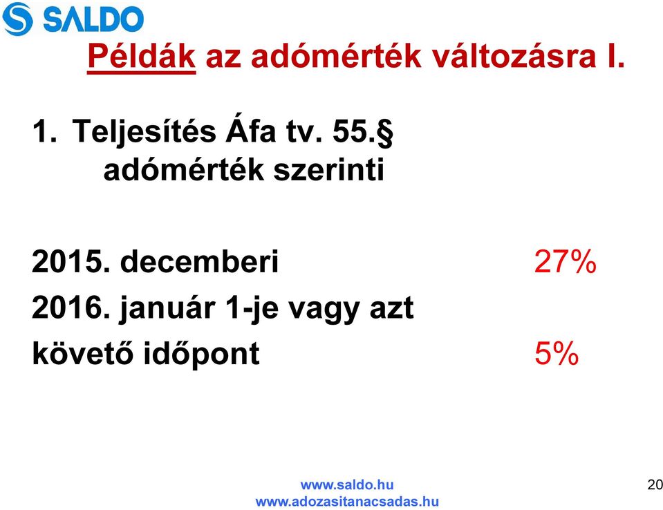 adómérték szerinti 2015.