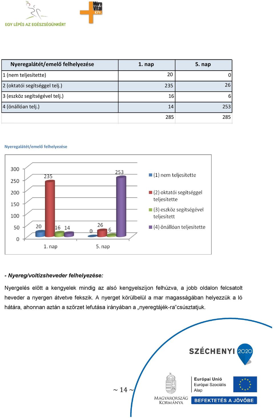 ) 14 253 Nyeregalátét/emelő felhelyezése - Nyereg/voltizsheveder felhelyezése: Nyergelés előtt a kengyelek mindig az alsó