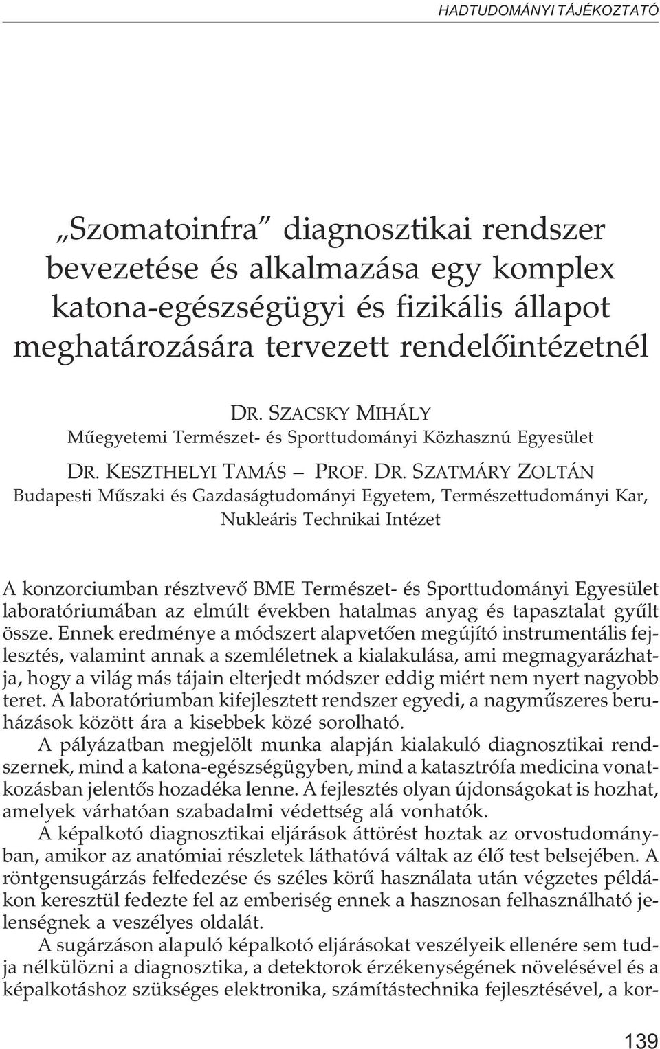 KESZTHELYI TAMÁS PROF. DR.