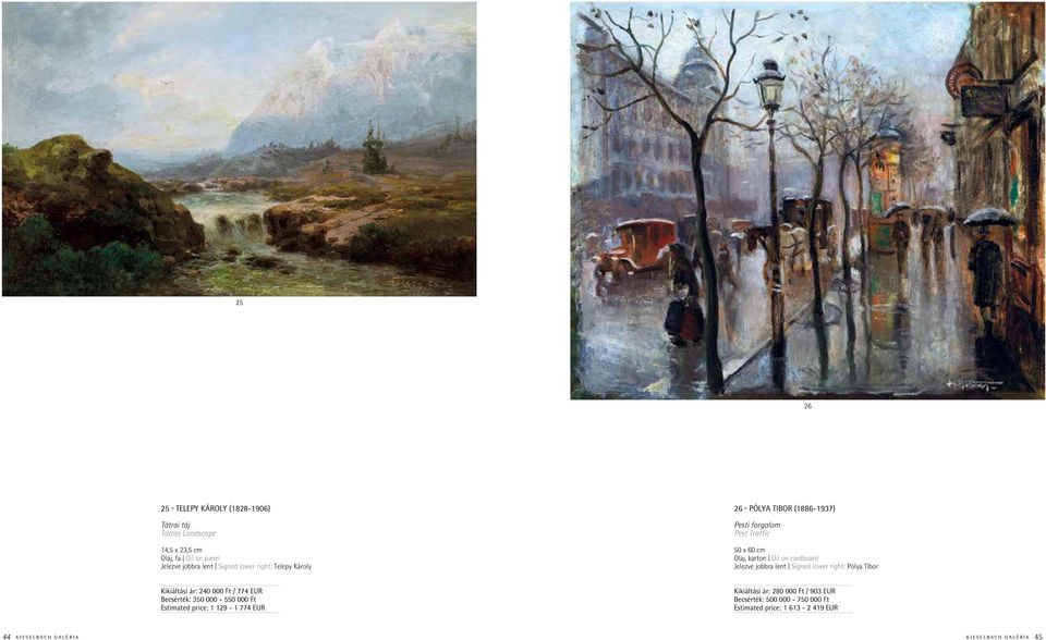 lent Signed lower right: Pólya Tibor Kikiáltási ár: 240 000 Ft / 774 EUR Becsérték: 350 000-550 000 Ft Estimated price: 1 129-1 774 EUR