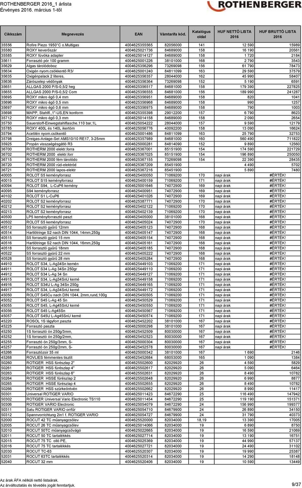 gramm 4004625001226 38101000 168 2 790 3543 35629 Algas tárolódoboz 4004625356296 73269098 156 61 790 78473 35634 Oxigén nyom.