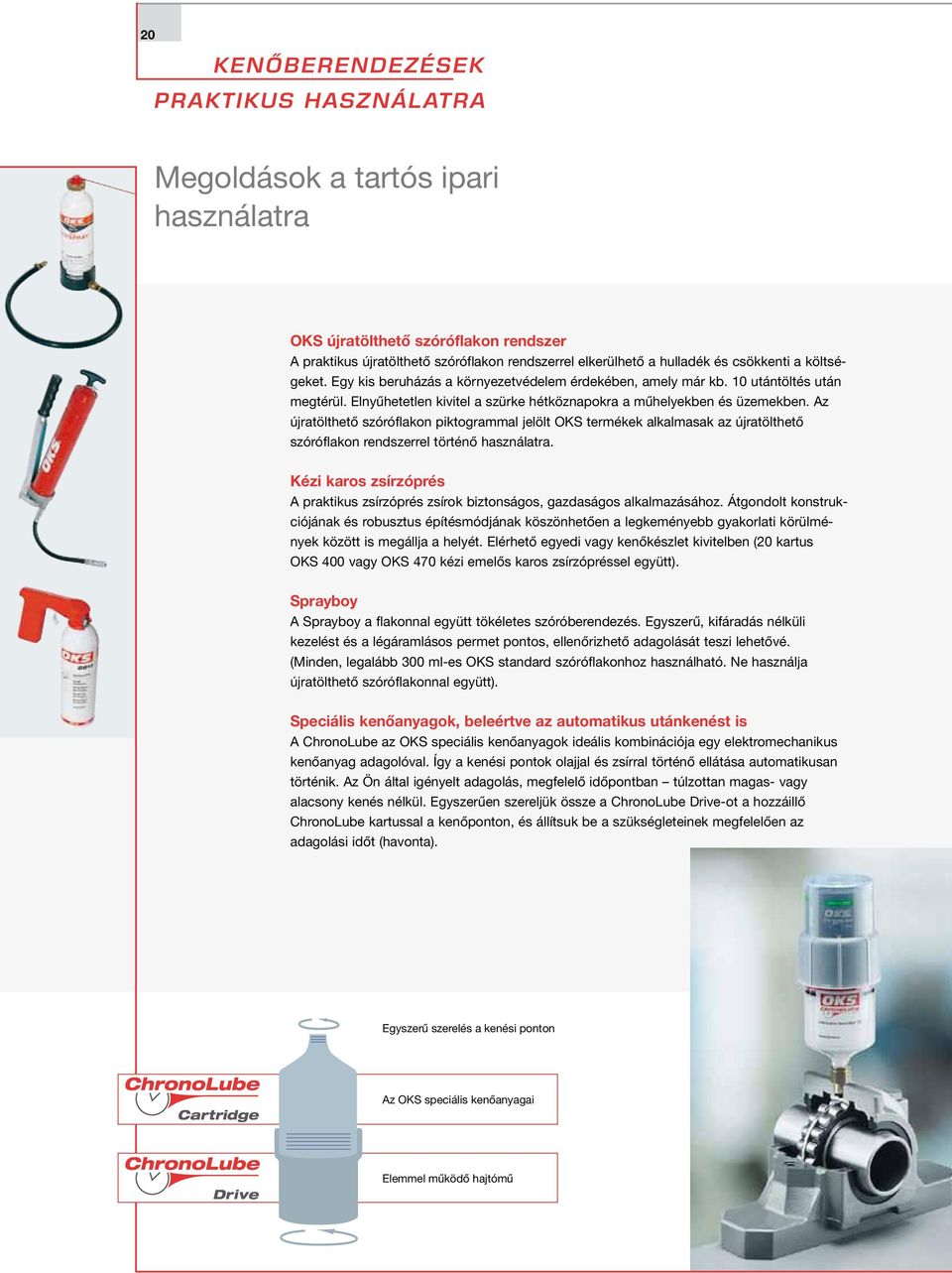 Az újratölthető szóróflakon piktogrammal jelölt OKS termékek alkalmasak az újratölthető szóróflakon rendszerrel történő használatra.