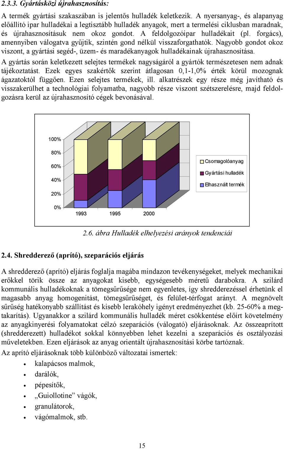 hulldékink újrhsznosítás A gyártás során keletkezett selejtes termékek ngyságáról gyártók természetesen nem dnk tájékozttást Ezek egyes szkértők szerint átlgosn 0,1-1,0% érték körül mozognk ágztoktól