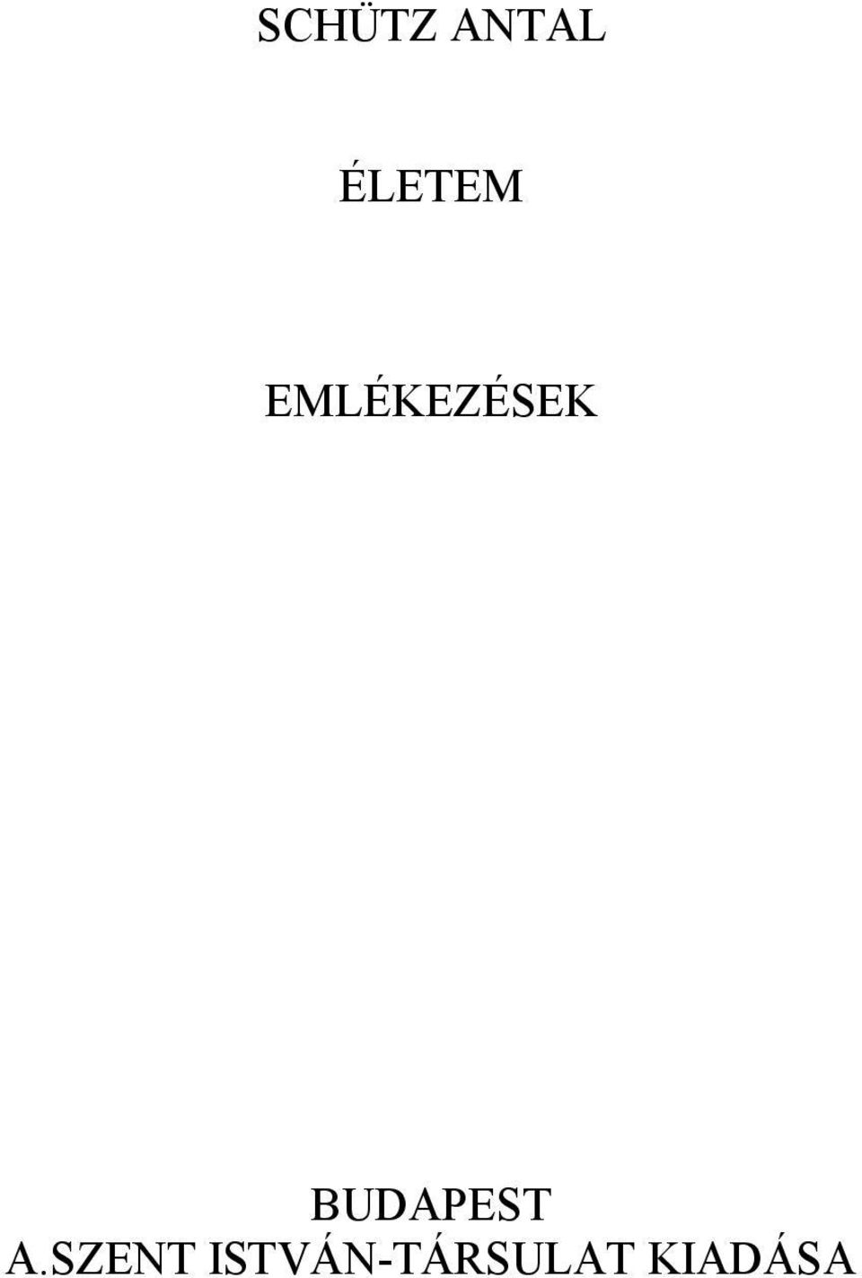 EMLÉKEZÉSEK