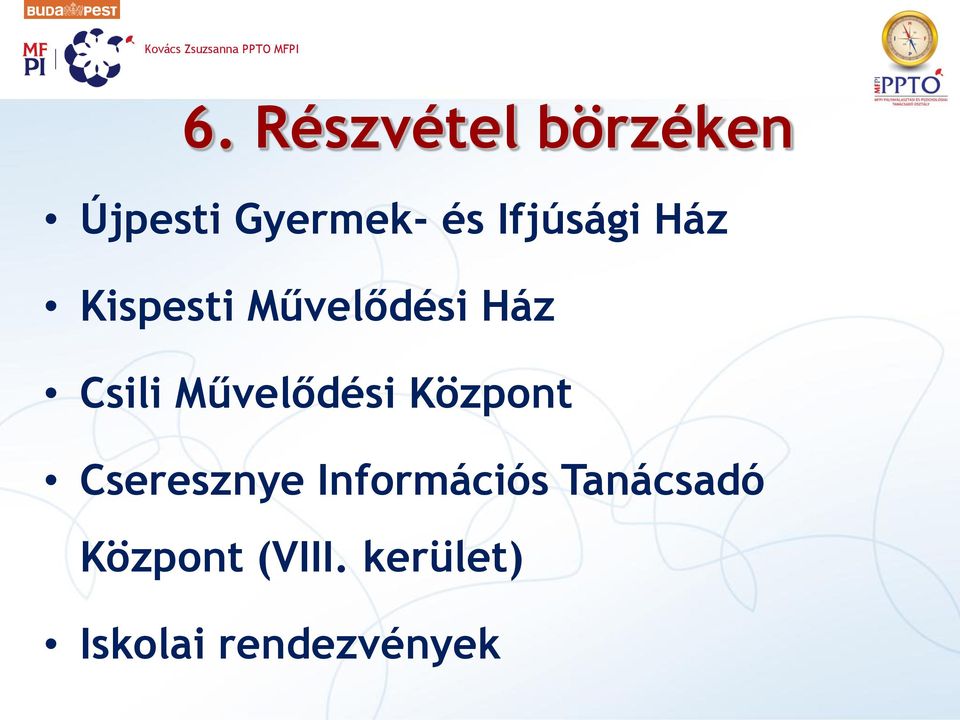 Művelődési Központ Cseresznye Információs
