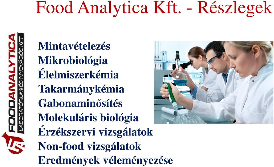 A Food Analytica Kft Fejleszteseinek Eredmenyeinek Bemutatasa Pdf Ingyenes Letoltes