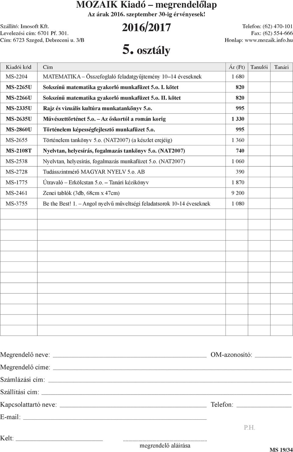 Információk közvetlen kiadói rendeléshez - PDF Free Download