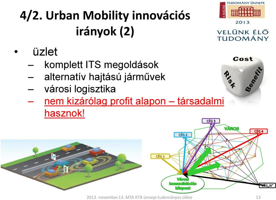 városi logisztika nem kizárólag profit alapon