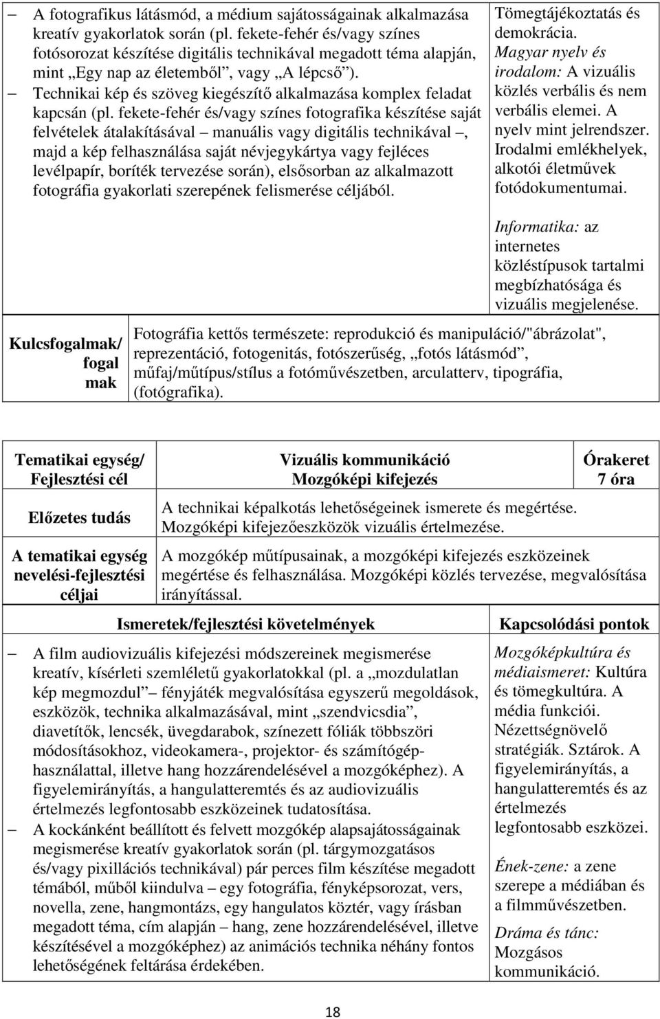 Technikai kép és szöveg kiegészítő alkalmazása komplex feladat kapcsán (pl.