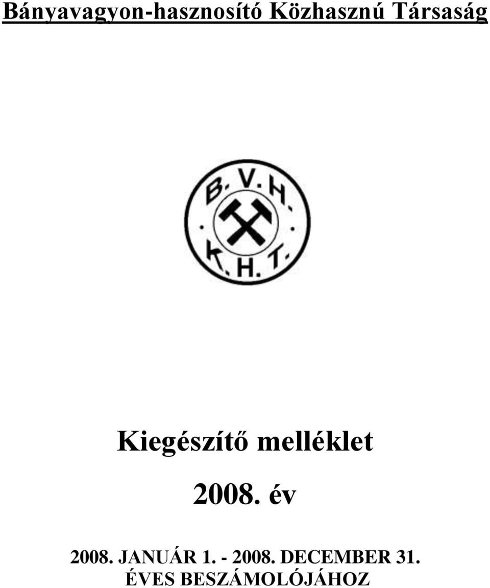 melléklet 2008. év 2008.