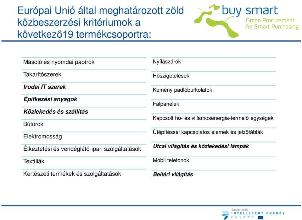 szolgáltatások Textíliák Kertészeti termékek és szolgáltatások Nyílászárók Hőszigetelések Kemény padlóburkolatok Falpanelek Kapcsolt